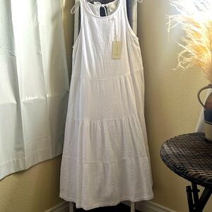 White cotton dress